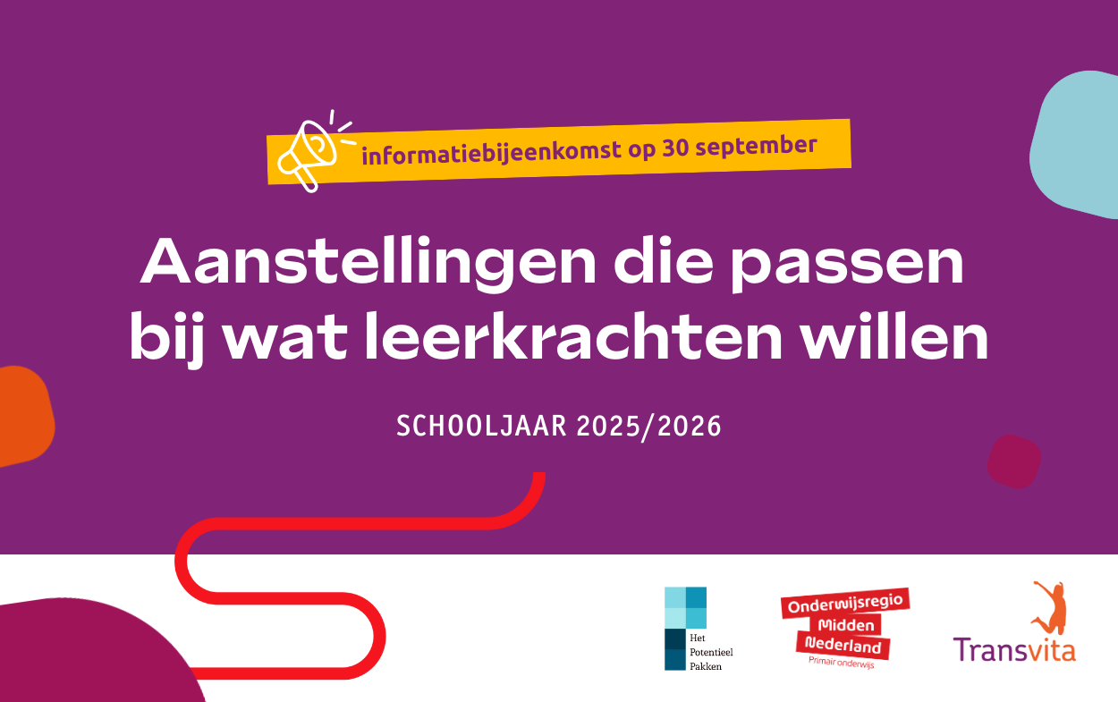Online informatiebijeenkomst leerkrachten 30 september