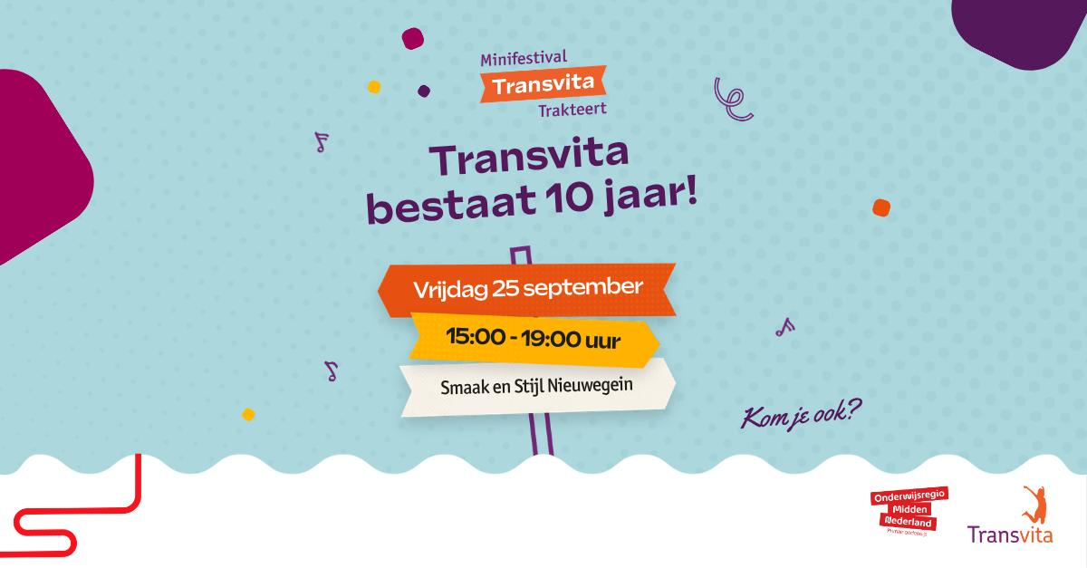 Save the date Transvita 10 jaar!